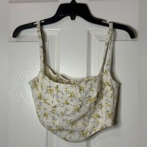 Pitaya Corset Crop Tank Top Size S NWT